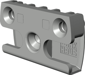 DK-SI-Schließbl., RC-tauglich, SBS.H.9-25.Z19, Stahl, ant.gr., ähnl.RAL 7016, vz