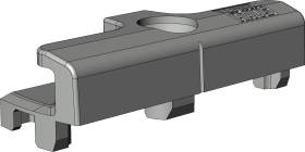 DK-Schließblech, SBA.K.16, DIN Links-Rechts, Stahl, silberfarbig, chromatiert