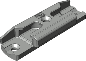 DK-Sicherheitsschließblech, SBS.K.192.S12.ZN, DIN Links-Rechts, St, F1, chromat.