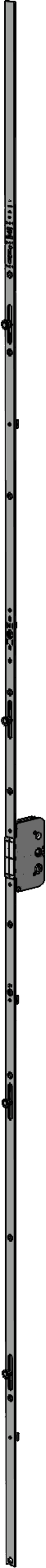 Winkhaus DK-Getr.,GAK.2225-4,konstant,m.Zusatzverrieg.verlängerb.,D45mm,silb.,chromatiert 4938149