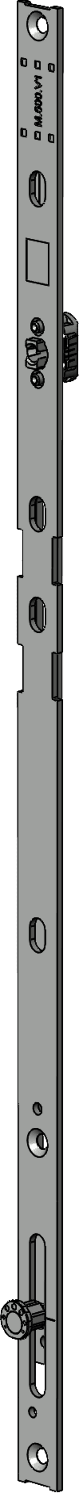 Drehkipp-Mittenverriegelung,Standard,DL-R,M.500-1,Flügelteil,Stahl,silber,chrom.