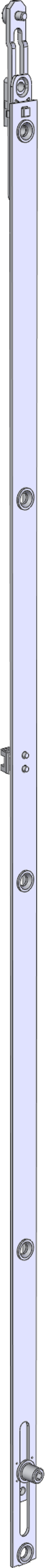 DK-Mittenverrieg.,DIN Links-Rechts,M.U.700-1,Flügelteil,Stahl,silber,chromatiert