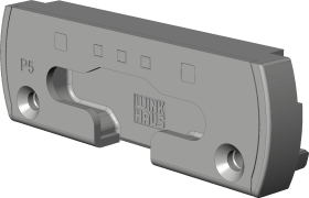 Drehkipp-Kippschließblech,SBK.K.152.V,DIN Links-Rechts,Stahl,silberfarbig