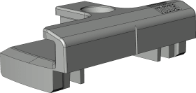 DK-Schließblech, SBA.K.192.S12, DIN Links-Rechts, STA, silberfarbig, chromatiert