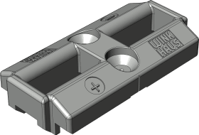 Drehkipp-Schliessauflauf,OF 61,L51,4,Falzt.25,4mm,silber verzinkt