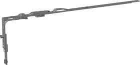 Winkhaus Drehkipp-Oberschiene,OS1.600.E.E3.F,ohne Schließzapfen,silber,chromatiert 4942469