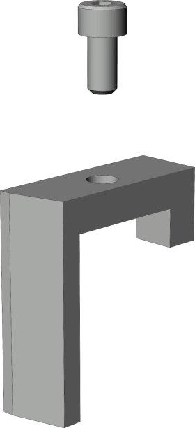 Fenster-Adapter, ADP.S.U, Stanze, Länge 63mm