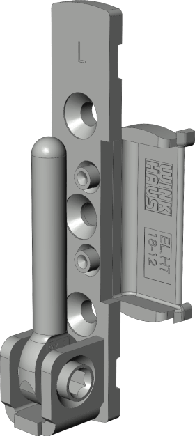 DK-Ecklager, Topfband, DL, EL.HT.Z.18-12, silber