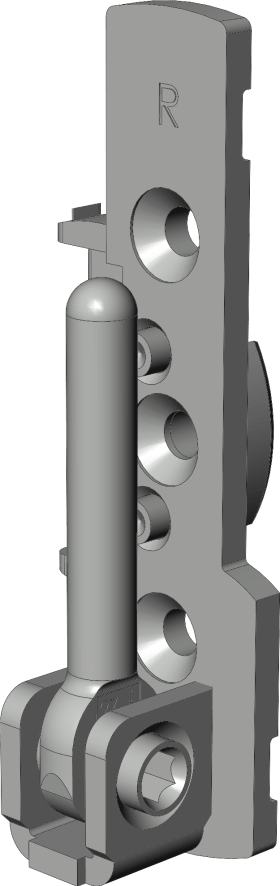 DK-Ecklager, Topfband, DR, EL.HT.Z.18-12, graubraun