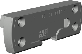 DK-Sicherheitsschließblech, SBS.K.PAB.28, DIN Links, Stahl, silberfarbig, chrom.