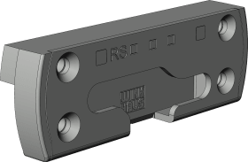 DK-Sicherheitsschließblech, SBS.K.PAB.1, DIN Rechts, Stahl, silberfarbig, chrom.