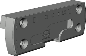 DK-Sicherheitsschließblech, SBS.K.PAB.1, DIN Links, Stahl, silberfarbig, chrom.