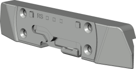 Drehkipp-Kippschließblech,SBK.K.PA.160,DIN Rechts,Stahl,silberfarbig
