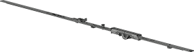 Winkhaus DK-Getriebe,GAK.1100-1,konstant,mit Fehlschaltsicherung,D7,5mm,silb.,chromatiert 4969433
