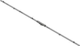 DF-Verschlussgetriebe,D 7,5mm, konstant, GK.OF.1200-3, Stahl, silber, verzinkt