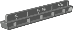 Winkhaus Drehkipp-Bohrlehre, für Schere, SRV-9-Z, DIN Links-Rechts, Stahl 4970159
