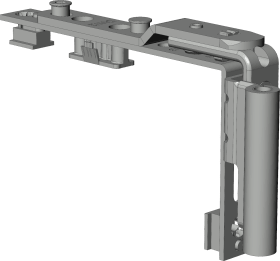 Winkhaus Drehflügel-Drehlager, DL.K.ET.20-13, DIN Rechts, Stahl, weiß, lackiert 4978146