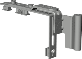 Winkhaus Drehflügel-Drehlager, DL.K.ET.20-13, DIN Links, Stahl, weiß, lackiert 4978149