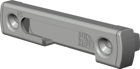 DK-Sicherheitsschließblech, SBS.H.9-7-8.WK, DR, Stahl, silberfarbig, chromatiert
