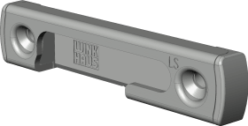 DK-Sicherheitsschließblech, SBS.H.Z.8-32.WK, DIN Links, St, silberfarbig, chrom.