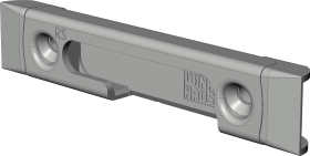 DK-Sicherheitsschließblech, SBS.H4.9-18, DIN Rechts, Stahl, silberfarbig, chrom.