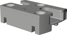 DK-Sicherheitsschließblech, SBS.K.28.W.M3, DIN Links-Rechts, St, F1, chromatiert