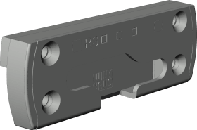 DK-Sicherheitsschließblech, SBS.K.PAB.60, DIN Rechts, St, silberfarbig, chromat.