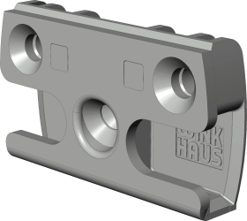DK-Sicherheitsschließblech, SBS.H.9-26, DIN Links-Rechts, Stahl, F1, chromatiert