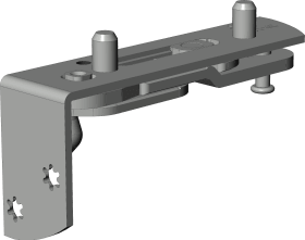 Winkhaus DK-Ecklager, verdeckt liegend, DIN Rechts, EL.H.SE.29-13.Z, St, silber, verzinkt 4991033