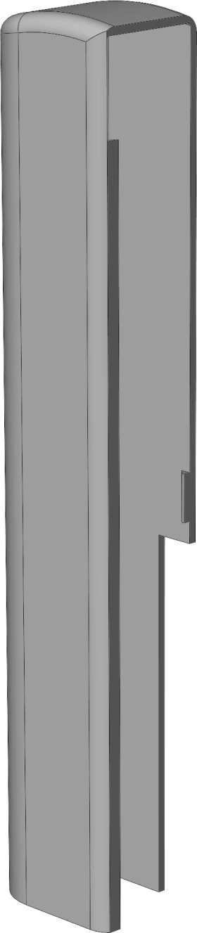 Winkhaus DK-Abdeckkappe, für Flügellagerrolle, K.FL.HT, z.Aufclip., DIN Links, KF, silber 4992339