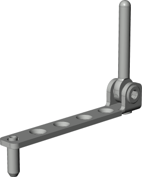 DK-Ecklager, aufliegend, EL.K.6-16-3, silber