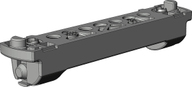 Winkhaus Drehkipp-Scherenlager,SL.K.3-6.130,DIN Links-Rechts,Rahmenteil,braun,lackiert 4995565
