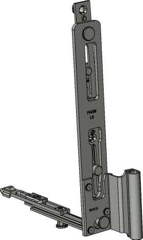 Winkhaus Flügellager, aufliegend, DIN Links, Stahl, silber, silber, chromatiert 4995737