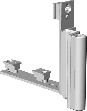 Winkhaus Flügellager, aufliegend, DIN Rechts, Stahl, silber, silber, chromatiert 4999588