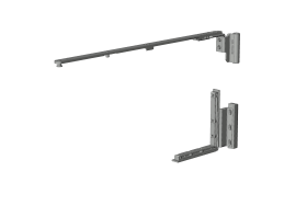 Drehkipp-Schere, FXL.18-9, Stahl weiß, DIN Rechts