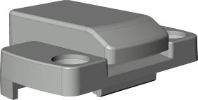 Drehkipp-Flügelheber, FH.L.205, DIN Links, silber, verzinkt, zum Anschrauben