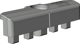 DK-Schließblech, SBA.K.562.P7, Zinkdruckguss, silber, verzinkt