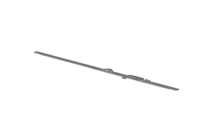Winkhaus Drehkipp-Oberschiene,OS2.EG.865,ohne Schließzapfen,silber,chromatiert 5005430