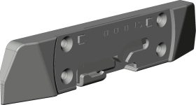 Drehkipp-Sicherheitskippschließblech,SBK.H.PA.Z-8-32,DIN Links,STA,silberfarbig