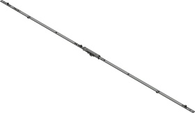 DF-Verschlussgetriebe, OL,D 7,5mm, mittig, GAVM.1520-3, STA, silber, chromatiert
