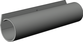 Abdeckkappe, K.SK, für Scherenband, zum Aufclipsen, silber