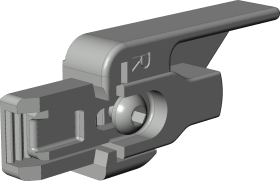 für Blendrahmen verdeckt, DFE-TFE.S.LK, DR, grau, lackiert