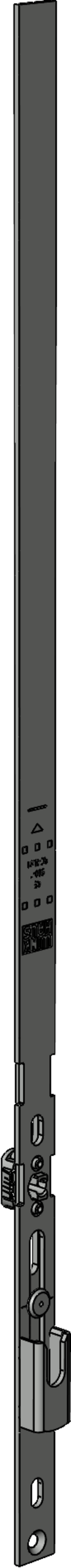 DK-Koppelteil, KE.500-1.SO.RC-N, für Mittelverriegelung, St, silber, chromatiert