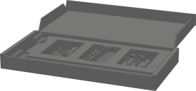 Winkhaus Drehkipp-Garnitur, Falzband, DIN Links, GKT.RC-N, Stahl, F1, galvanisch verzinkt 5044224