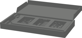 Winkhaus Drehkipp-Garnitur, Falzband, DIN Links, GKT.RC-N, Stahl, F1, galvanisch verzinkt 5044228