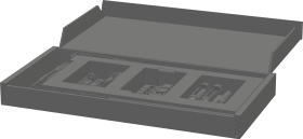 Winkhaus Drehkipp-Garnitur, Falzb., DIN Rechts, GKT.RC-N, Stahl, silberfarbig, galv.verz. 5044229