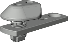 Winkhaus Drehkipp-Fehlschaltsicherung, für Getriebe, FSF, DL-R, silberfarbig, chromatiert 5055737