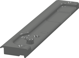 Fenster-Rahmenteil, RT.DBG.BS-60, DL, Drehbegrenzer, schwarz