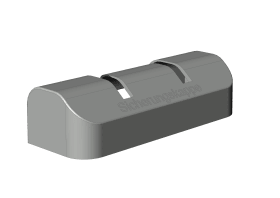 Abdeckkappe, SKW, Scherenlager, zum Aufclipsen, verkehrsweiß