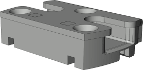 DK-Schließblech, SBS.K.166, DIN Links-Rechts, Stahl